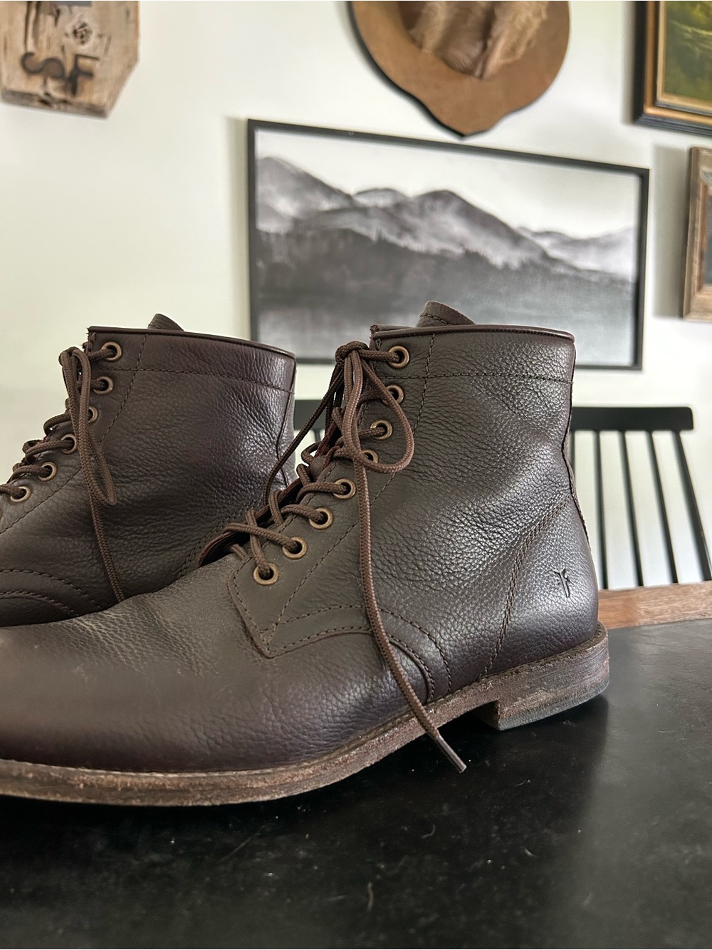 FRYE Tyler Leather Lace Boot